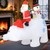 6 Ft Christmas Inflatable with Lights Animated Santa Penguin and Snowman D681-CM24955US