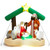 6.7 Feet Christmas Inflatable Nativity Scene with LED Lights B593-CM24098US