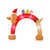 8 Feet Lighted Inflatable Christmas Dachshund Arch with Air Blower - Color: Multicolor - Size: 8 ft D681-TT10014US