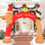 8 Feet Lighted Inflatable Christmas Dachshund Arch with Air Blower - Color: Multicolor - Size: 8 ft D681-TT10014US