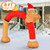 8 Feet Lighted Inflatable Christmas Dachshund Arch with Air Blower - Color: Multicolor - Size: 8 ft D681-TT10014US