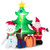 7.2 Feet Inflatable Lighted Christmas Decoration Tree with Santa Claus B593-CM24022US