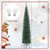 5/6/7/8/9 Feet Pre-lit Pencil Artificial Christmas Tree with 150/180/200//300/400 Warm White LED Li D681-CM24530US