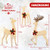 3-Piece Pre-lit Christmas Reindeer Family with 230 Warm White LED Lights D681-CM24607US
