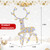 4.6 Feet Pre-Lit Christmas Reindeer with 170 Cold and Warm LED Lights D681-CM24889US