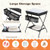 Baby Storage Folding Diaper Changing Table-Black B593-AC10003