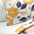 Twin/Twin XL Orange Yellow Pink Navy Blue Floral Flowers Lightweight Quilt Set Q280-TWAHA1377
