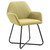  Dining Chairs 4 pcs Green Fabric A949-277104