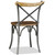  Dining Chair Set of 4 Brown and Silver A949-274882