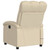 Massage Recliner Chair Cream Fabric (100% polyester), metal, plywood A949-371748