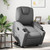  Stand Up Recliner Chair Grey Faux leather, metal, plywood Single A949-3205990