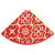  Christmas Tree Skirt Red 100% polyester Large Foldable A949-330275