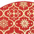  Christmas Tree Skirt Red 100% polyester Large Foldable A949-330275