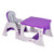 3 in 1 Infant Table and Chair Set Baby High Chair-Blue B593-BB4640color