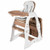3 in 1 Infant Table and Chair Set Baby High Chair-Blue B593-BB4640color