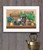 Antiques and Herbs 1 White Framed Print Kitchen Wall Art N270-406481