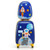 2 Pieces Kids Luggage Sets with Backpack and Suitcase for Travel - Color: Blue D681-BN10002