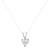 14K White Gold 3/8 Cttw Heart-Shaped Diamond Classic Solitaire 18" Pendant Necklace (H-I Color, VS2 N162-018702NWDM