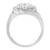 14K White Gold Floral Cluster Diamond Ring (1.0 Cttw, H-I Color, SI2-I1 Clarity) - Size 7-1/2 N162-015515R750
