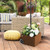 150 Pounds Patio Umbrella Base Stand Wheels Planter Outdoor-Black B593-NP10614color