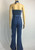 Halter Denim Lace-Up Jumpsuit H721-SMR8047