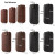 Color: black, Material: Carbon Fiber - Real Genuine Leather Mobile Phone Pouch Belt Clip Case For S F640-12000036541529146