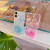 Color: Pink, Material: ABS - Luminous Quicksand Glitter Butterfly Case for iPhone 16 15 14 Pro Max  F640-12000042619441315