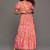 Women's Clothing Sense Cinched Slimming Retro Printing Dress Q119-CJLY2079358