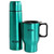 Mr. Coffee Javelin 2 Piece Thermal Bottle and Travel Mug Set in Emerald Green D970-136624.02