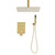 Ceiling Mounted Shower System Combo Set with Handheld and 12"Shower head T575-S0671292352