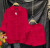 Color: Rose Red, Size: S - Fashion White Long Sleeve Shirt And Shorts Two Piece Sets Women 2024 Sum F640-12000041582177173