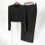 Color: black, Size: S - Spliced Diamonds Two Piece Set For Women Stand Collar Long Sleeve Tops High F640-12000044204555084