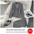Color: Gray Striped  Set, Size: S - Women's Spring And Autumn Small Retro Elegant High-grade Casual Q119-CJYD243315208HS