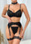 Women Lingerie Set with Garter Belts Sexy Bra and Panty Underwire Lingerie Sets H721-ZRDZR1105A