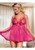 Mesh Babydoll with Embroidery Top and Satin Ribbons Hem H721-OYE20731-1