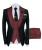 Color: GRAY, Size: 4XL - New Costume Homme Popular Clothing Luxury Party Stage Men's Suit Groomsmen F640-12000024373351108