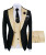 Color: GRAY, Size: 4XL - New Costume Homme Popular Clothing Luxury Party Stage Men's Suit Groomsmen F640-12000024373351108