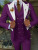 Color: Dark Grey, Size: L - Gwenhwyfar Mint Green Groom Male Wedding Prom Suit Slim Fit Tuxedo Mens F640-12000032615962174
