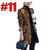 Color: 11 Color, Size: 4XL - Female small printed long sleeve coat lapel Q119-CJNSWTQB03124-11 Color-4XL