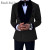 Color: Black, Size: 5XL - Fanlifujia Luxury Red Glitter Suits Men Groom Wedding Tuxedo Double Breas F640-12000034680996091