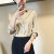 Color: Coffee, Size: L - All-match Satin Finish Shirts And Blouses Women Clothing Casual Top OL Lon F640-12000038605692363