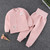 Color: Retro powder, Size: 55 - Children's thermal underwear Q119-CJWJYEYE02658-Retro powder-55