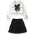 Color: White Chanel Suit, Suitable For Height: 160cm - Girls' Waffle Pleated Skirt Two-piece Set Q119-CJYE199475006FU