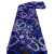 Color: Blue, length: 5 yards, Width: 120cm - African Velvet Lace Fabric, High Quality Elegant Niger F640-12000040330660628
