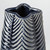 Jumbo Prussian Blue and Silver Patterned Star Vase N270-397519 Jumbo Prussian Blue and Silver Patterned Star Vase N270-397519