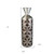 22" Brown and Silver Geometric Cylinder Polyresin Floor Vase N270-468954