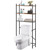 Industrial Metal Wood Style Over the Toilet Freestanding Storage Shelving Unit Q280-RFOTSN41529346