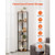 5 Tier Corner Shelf with LED Light, 64" Tall Corner Bookshelf with Storage Shelves for Collectible E415-ZLSZJSNJTMK655TLO001V9