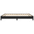 Bed Frame Black Faux leather, plywood, engineered wood King A949-346936