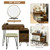 Modern Dressing Table with Storage Cabinet-Black B593-HW67567